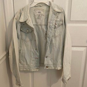 forever 21 distressed jean jacket